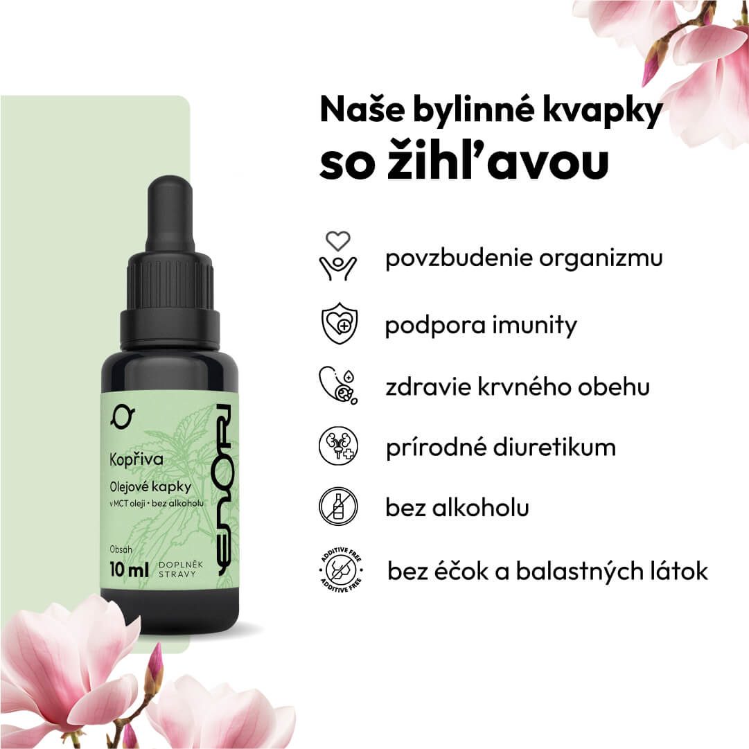 Bylinne kvapky so zihlavou